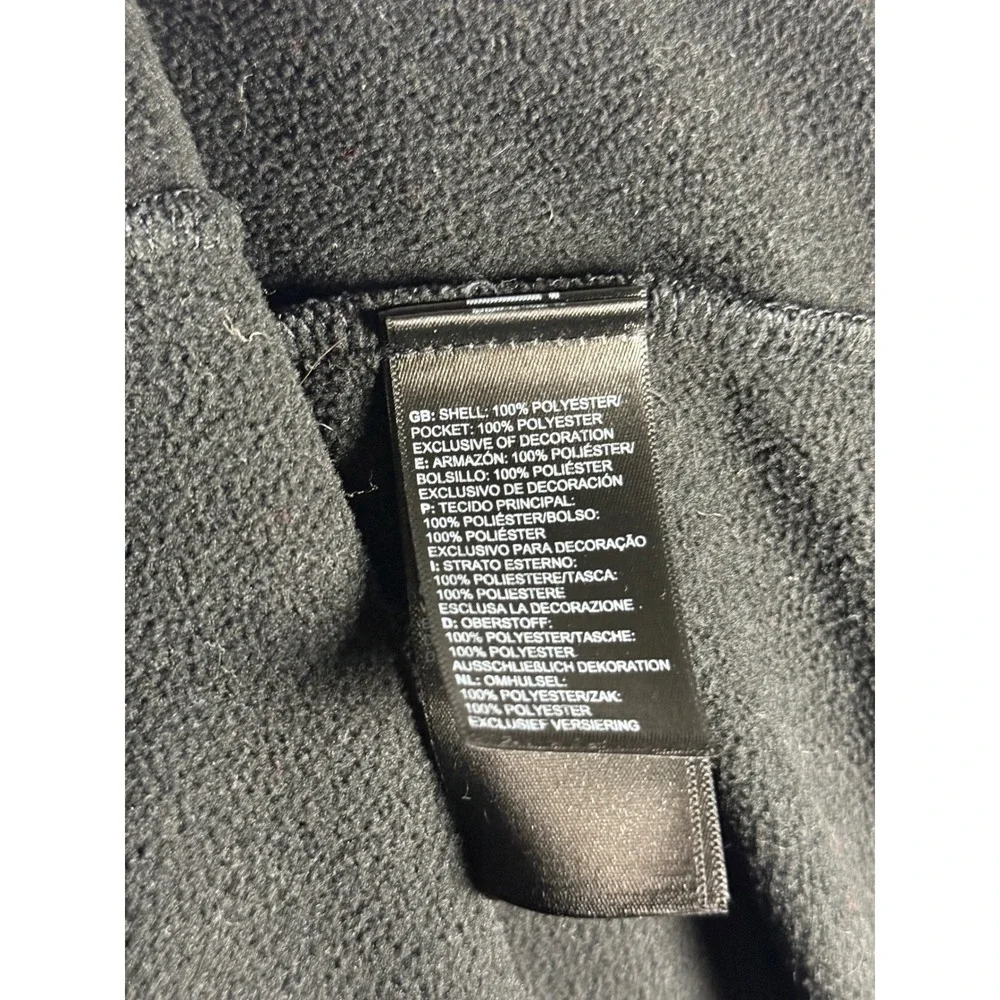 The North Face‎ Mens Large 1/4 Zip Fleece Pullover Textured Olive Green Jacket